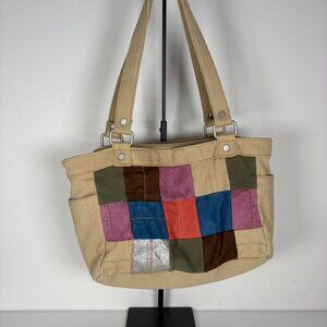 2000s Patchwork Mini Tote Bag